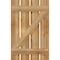 Ekena Millwork Spaced Board-n-Batten Shutters w/Z-Bar, Rough Sawn Western Red Cedar, 23W x 36H, PR RBS06Z23X036RWR - alternate 4